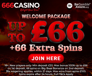 666Casino Welcome Package